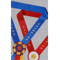 Horse Neck Sash w/ 15" Scissor Tail Bottom Streamers (3"x60")